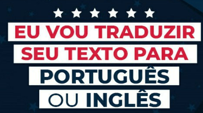 Eu vou digitar o seu texto